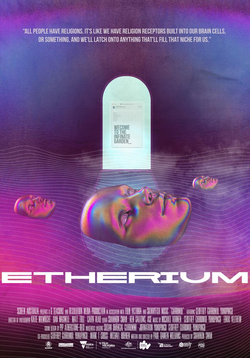 Poster design featuring bold typography and high-contrast color palette.